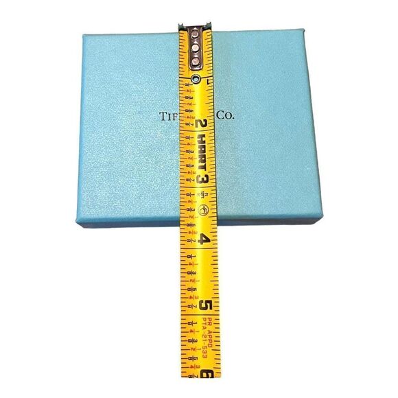 Tiffany & Co Empty Jewelry Box And Case 4”x3.5” Gift Set Suede Pouch Necklace - Picture 11 of 12